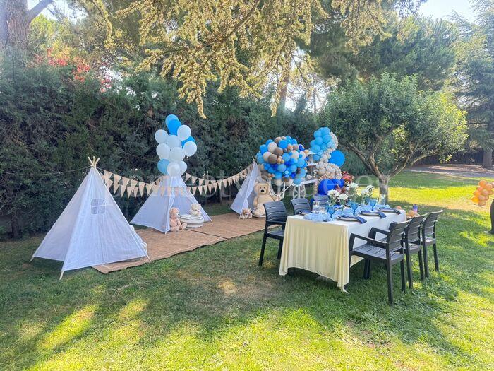 Cumpleaños con ositos en Madrid / Foto vía Natalia Ortiz Events