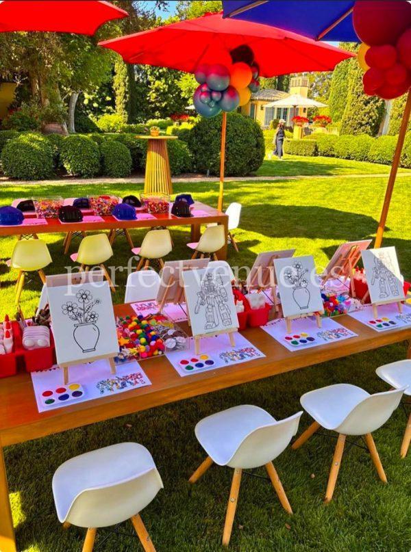 Canvas painting workshop for children / Pinterest