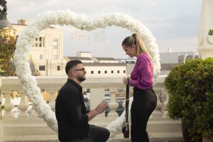 Proposal on a rooftop in Madrid / Natalia Ortiz Events