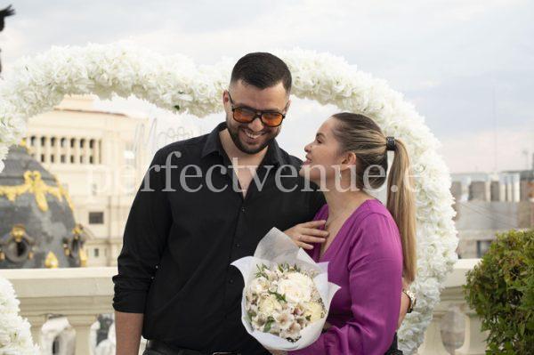 Proposal on a rooftop in Madrid / Natalia Ortiz Events