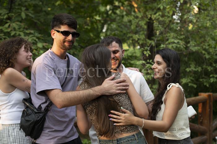 Pedida de mano en el Parque del Retiro de Madrid / Foto vía Natalia Ortiz Events