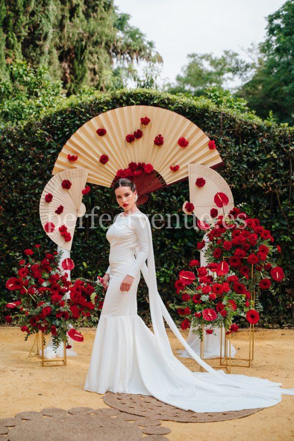 The bride of the flamenco themed wedding | Hojas de Vida | Weddings and Events by Natalia Ortiz