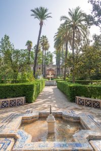 Pedida de mano en Sevilla en los Jardines de Murillo