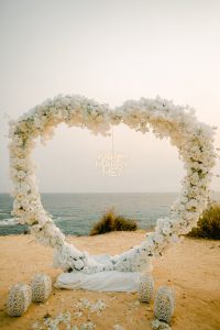 Valencia marriage proposal big heart - Natalia Ortiz Events