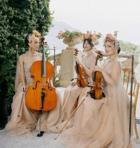 Electronic and classical violinist for weddings and events / Photo via Pinterest