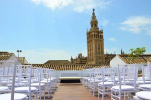Pedida de mano en Sevilla con vistas a la Catedral
