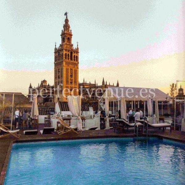 Pedida de mano en Sevilla con vistas a la Catedral