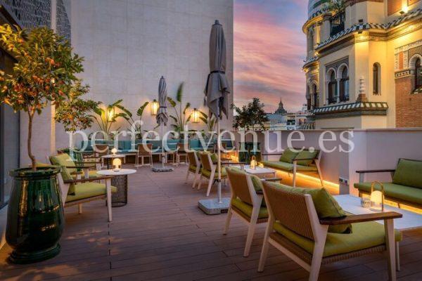 Pedida de mano en Sevilla en la azotea del Hotel Querencia