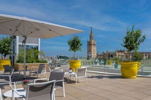 Pedida de mano en Sevilla en la azotea del Hotel Querencia
