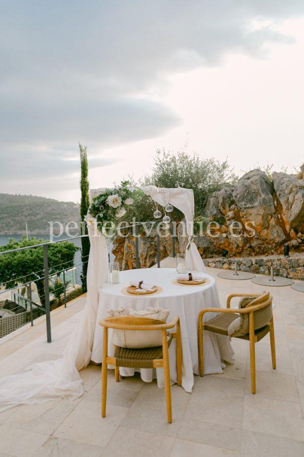 Pedida de mano en el Hotel Jumeirah Port Sóller / Foto vía Natalia Ortiz Events