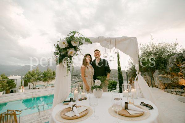 Pedida de mano en el Hotel Jumeirah Port Sóller / Foto vía Natalia Ortiz Events
