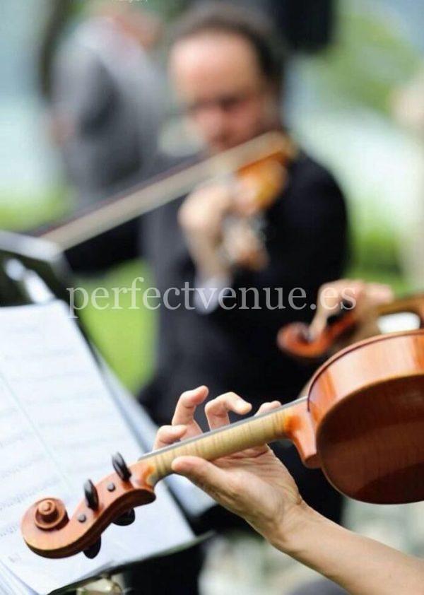 Electronic and classical violinist for weddings and events in Menorca / Photo via Pinterest