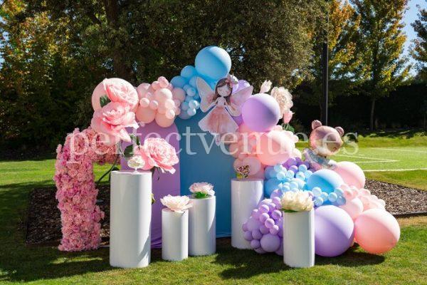 Cumpleaños temático de hadas / Foto vía Natalia Ortiz Events
