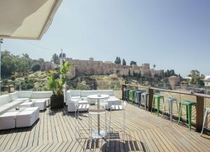 Marriage proposal in Malaga at the Batik Terrace, the best views
