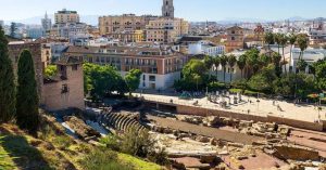 pedida de mano en Málaga en el mirador de la alcazaba
