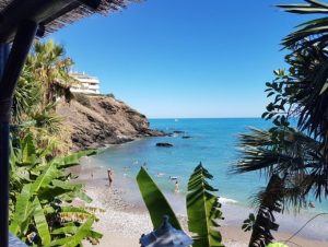A marriage proposal in malaga on a terrace in benalmadena