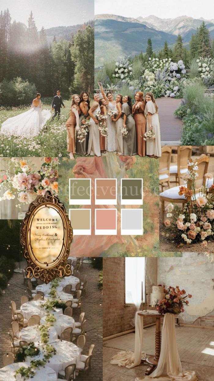 Moodboard para bodas / Foto vía Pinterest