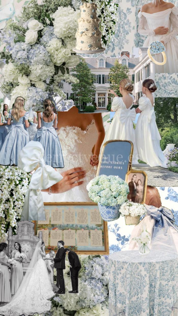 Moodboard para bodas / Foto vía Pinterest