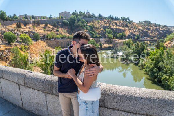 Pedida de mano en Toledo en el Puente de Alcántara - Natalia Ortiz Events