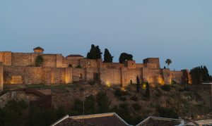 pedida de mano en Málaga en el mirador de la alcazaba