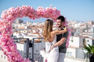 Proposal with 360 views on a rooftop in Madrid / Natalia Ortiz Events