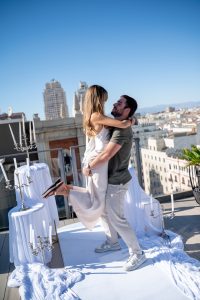 Proposal with 360 views on a rooftop in Madrid / Natalia Ortiz Events