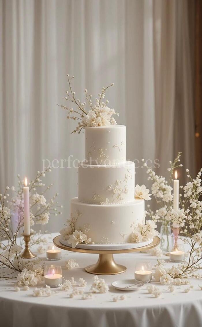 Tendencias en pasteles de boda en 2026