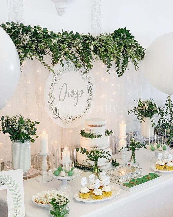 Tendencias de decoración en comuniones / Foto vía Pinterest