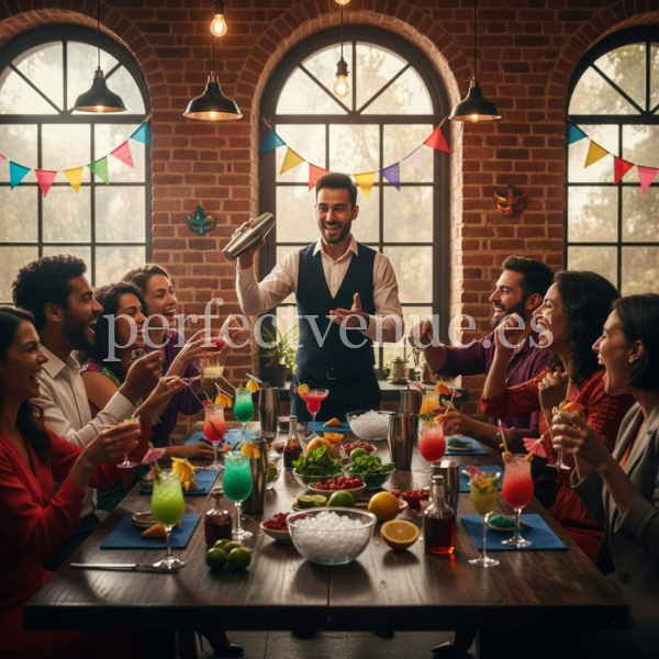 Carnival cocktail workshop / Photo via Perfect Venue