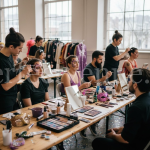 Creative and fantasy makeup workshop / Photo via Perfect Venue