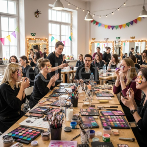 Creative and fantasy makeup workshop / Photo via Perfect Venue