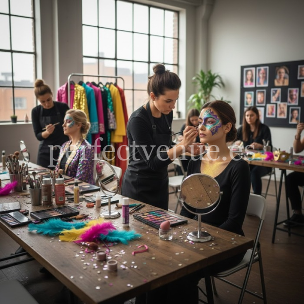Creative and fantasy makeup workshop / Photo via Perfect Venue