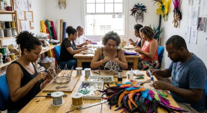 Headpiece and Crown Workshop / Photo via Perfect Venue