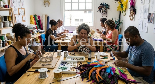 Headpiece and Crown Workshop / Photo via Perfect Venue