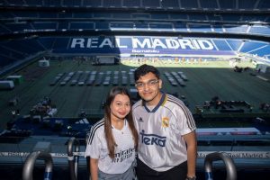 Marriage proposal at the Bernabéu Stadium / Photo via Natalia Ortiz Events