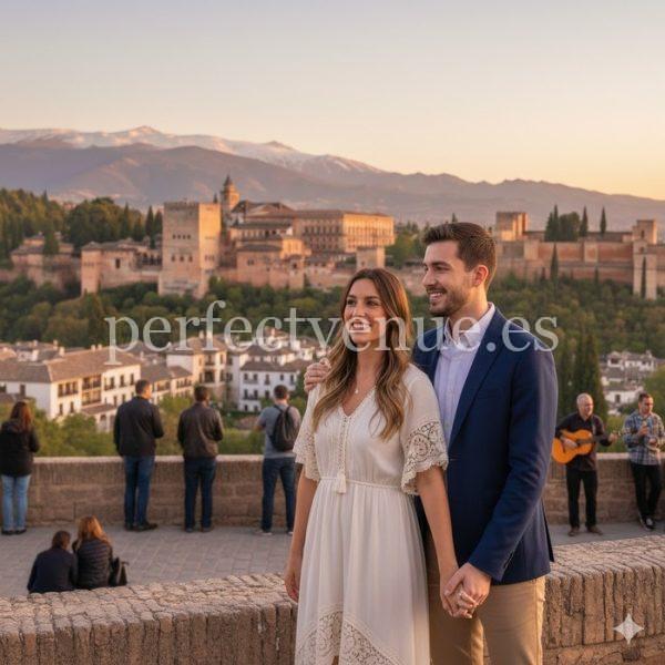 Marriage proposal in Granada / Photo via Perfect Venue