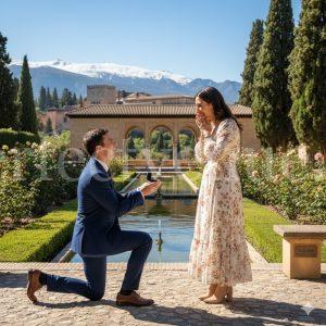 Marriage proposal in Granada / Photo via Perfect Venue