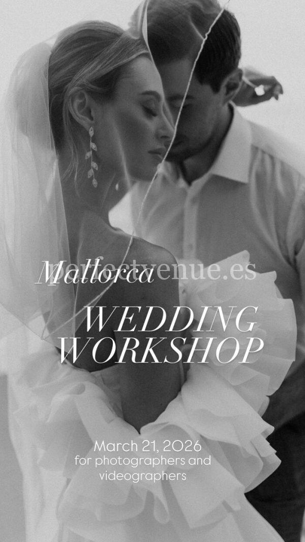 Wedding workshop in Mallorca for photographers and videographers / Photo via Perfect Venue