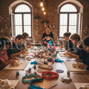 Venetian mask workshop / Photo via Perfect Venue