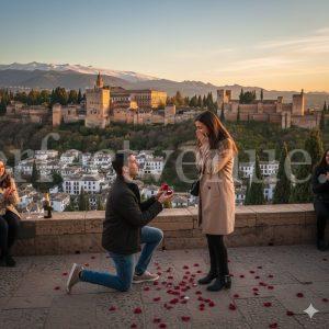 Marriage proposal in Granada / Photo via Perfect Venue