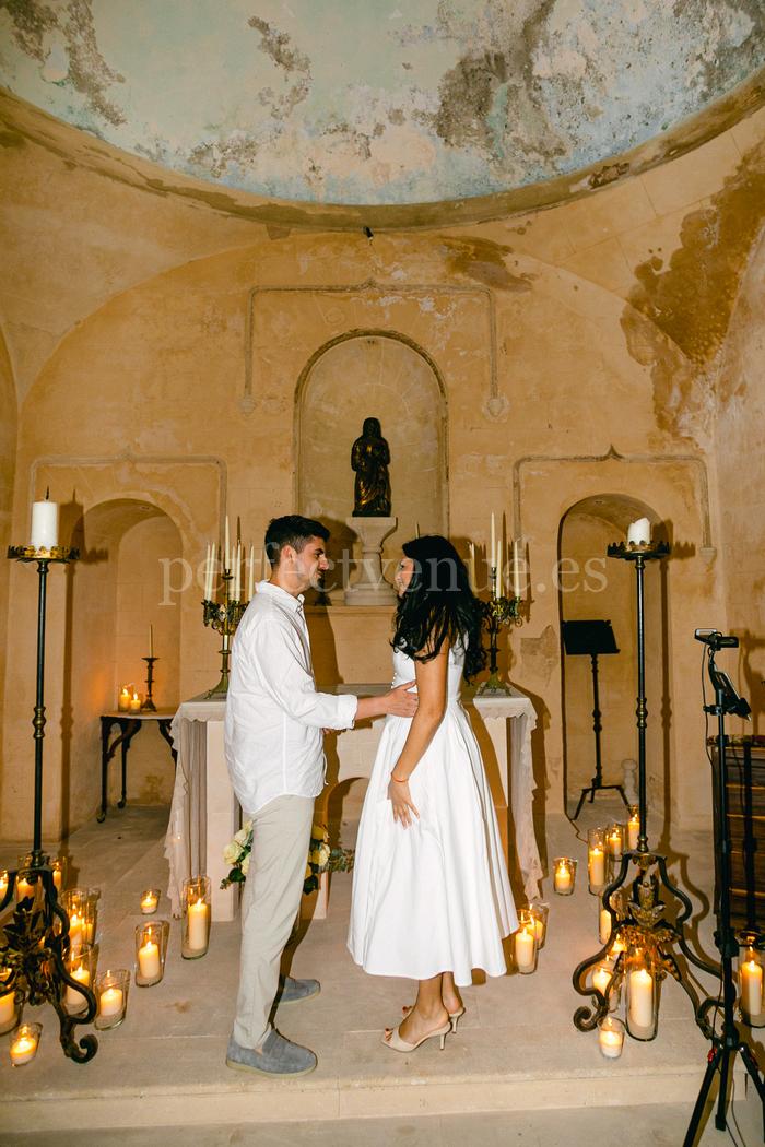 MARRIAGE PROPOSAL IN CAP ROCAT MALLORCA / Photo via NATALIA ORTIZ EVENTS