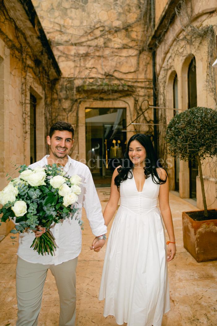 MARRIAGE PROPOSAL IN CAP ROCAT MALLORCA / Photo via NATALIA ORTIZ EVENTS