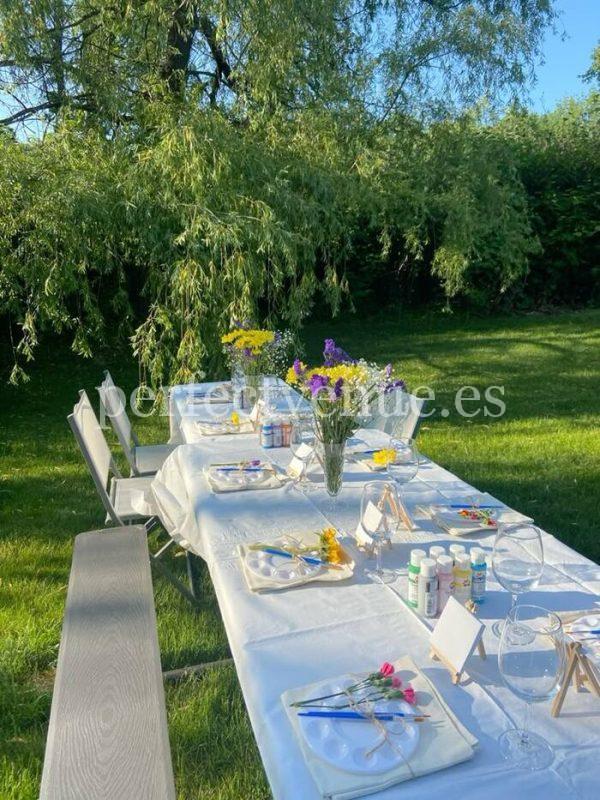 comunión con talleres en Madrid de bolsos / Foto via Pinterest