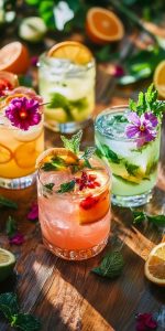 comunión con talleres en Madrid de cocteles sin alcohol / Foto via Pinterest