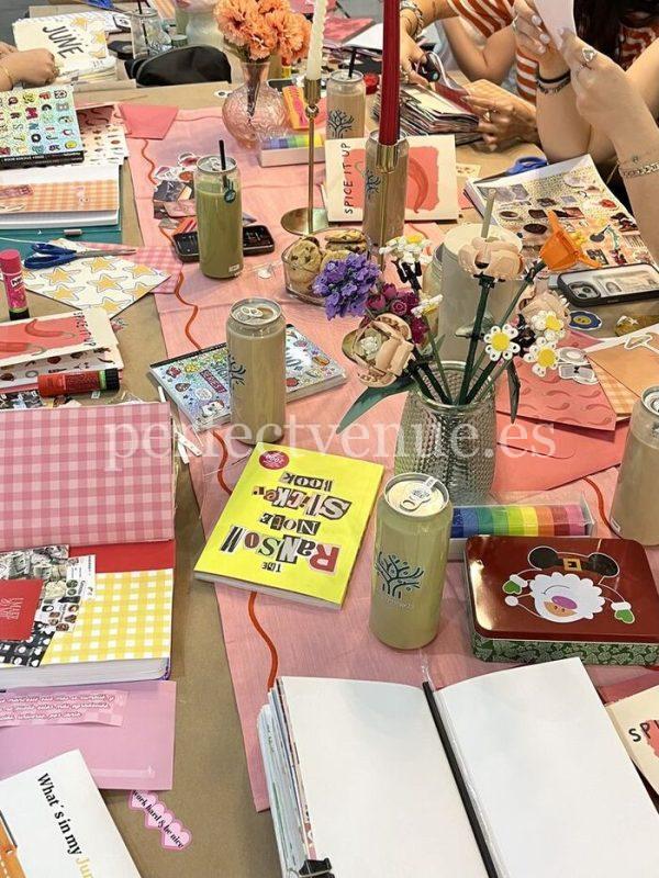 comunión con talleres en Madrid de scrapbook / Foto via Pinterest
