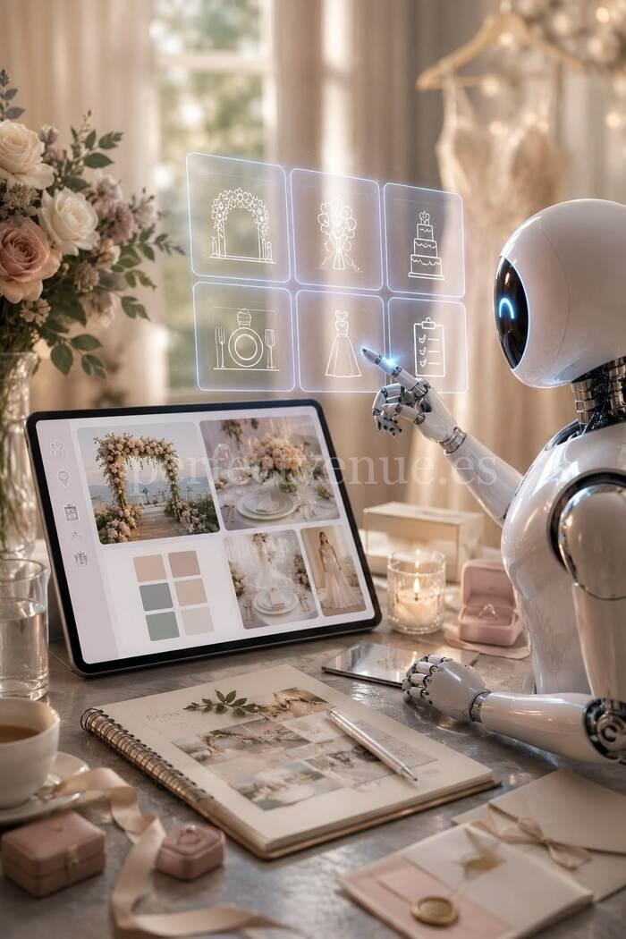 Inteligencia artifical wedding planner / Foto via Pinterest