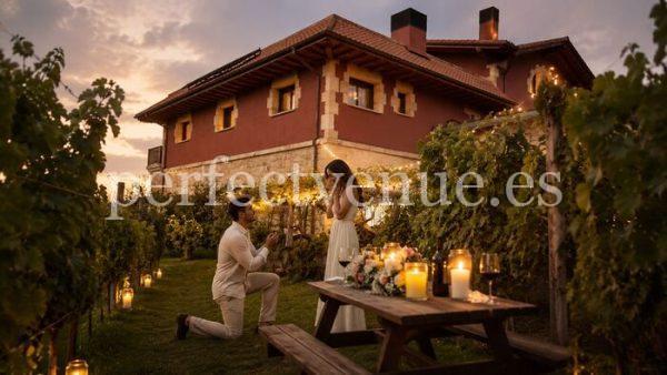 Marriage proposal in a spanish winery / Perfect Venue