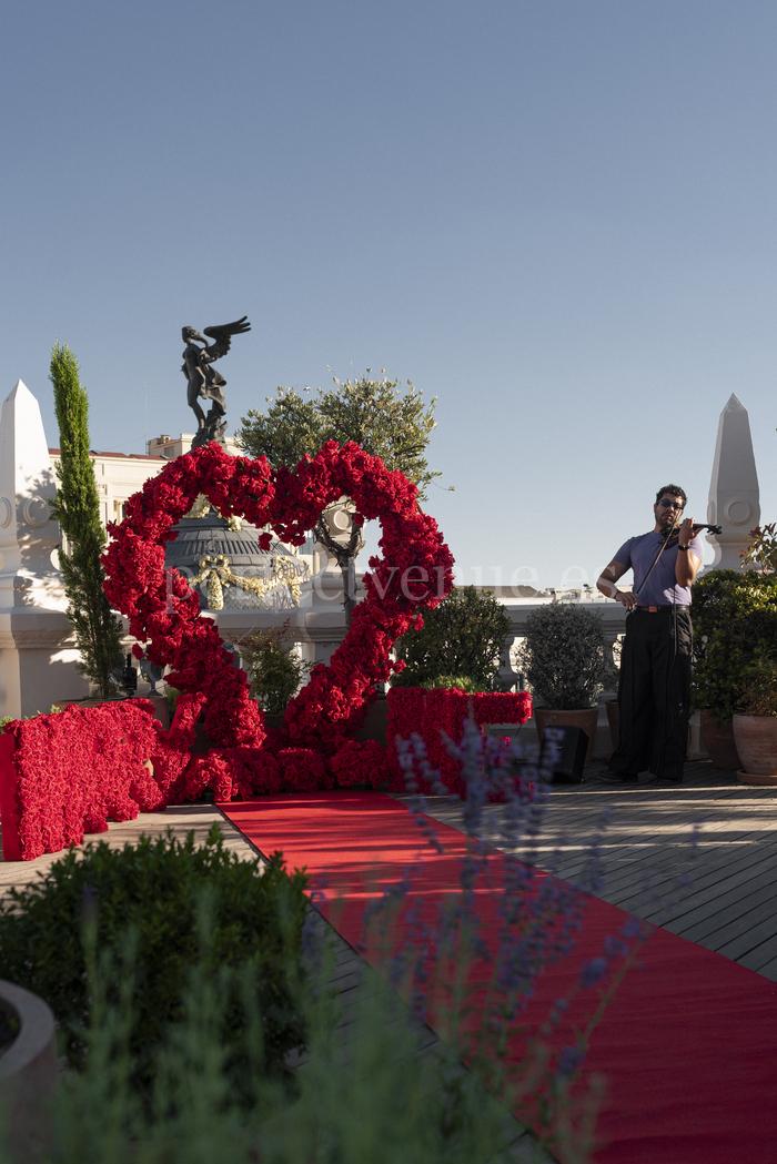 Pedida de mano en rooftop Madrid / Natalia Ortiz Events