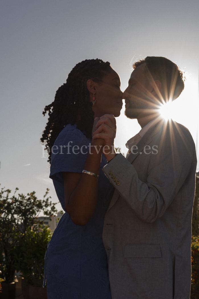 Pedida de mano en rooftop Madrid / Natalia Ortiz Events