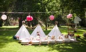 cumpleaños infantil con tipis / Natalia Ortiz Events